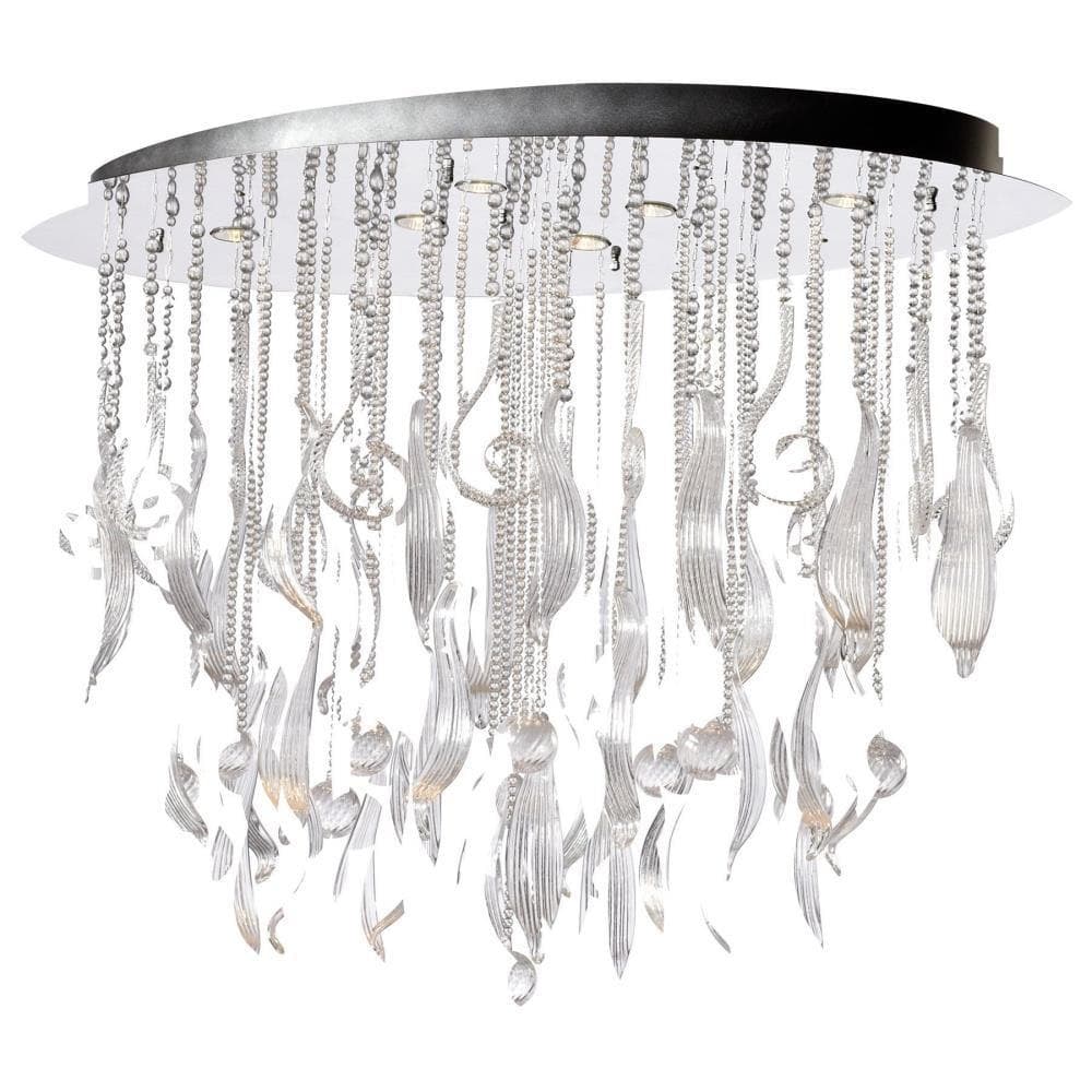 Mirabelle 6 Light Oversized Oval Pendant by Cyan - 04669